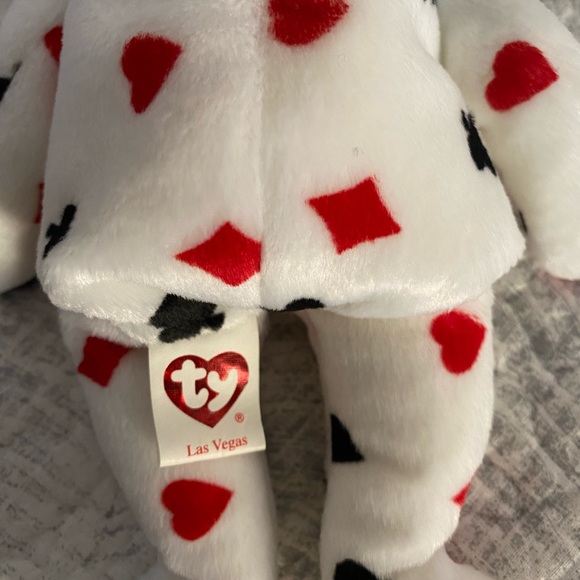 🎰 RETIRED TY BEANIE BABY LAS VEGAS EXCLUSIVE BEAR “LAS VEGAS”. RARE! MWMT! - Picture 6 of 7